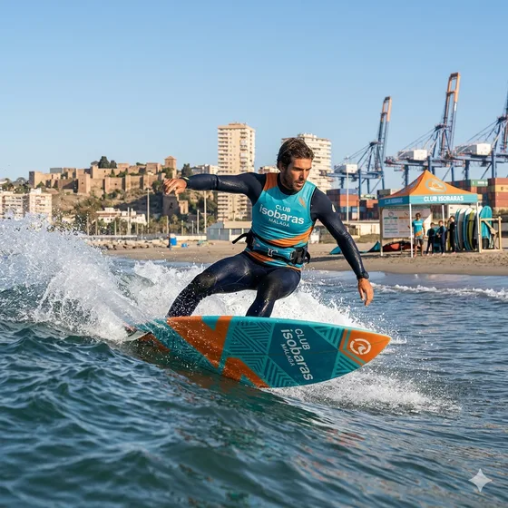 Surf, primera ola en la playa