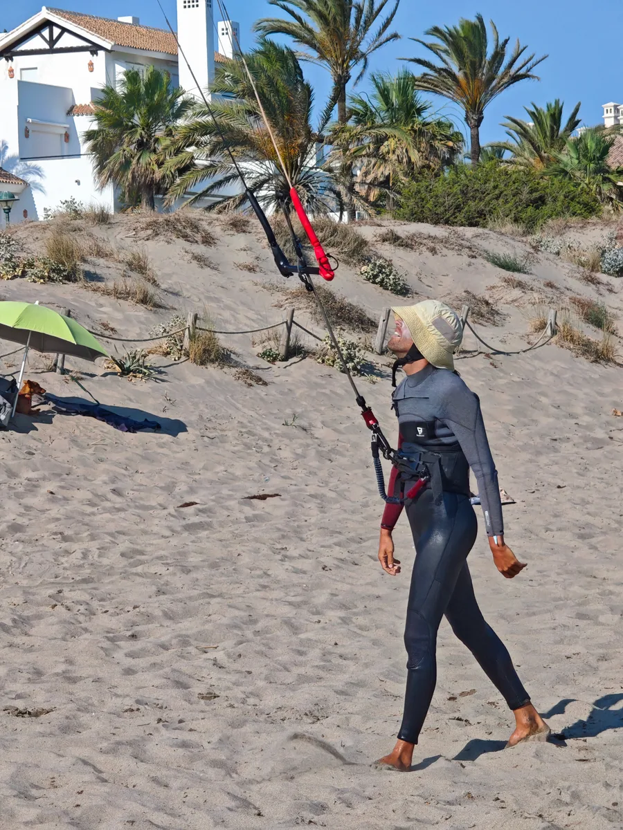 Clase de kitesurf en Torre del Mar
